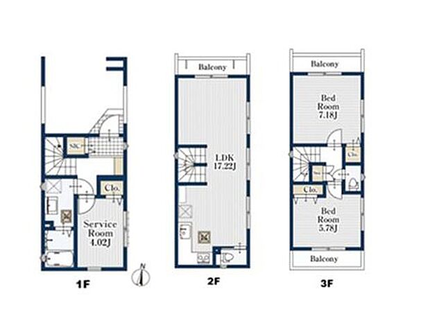 (1号棟)、価格5480万円、2LDK+S、土地面積53.4m2、建物面積94.86m2