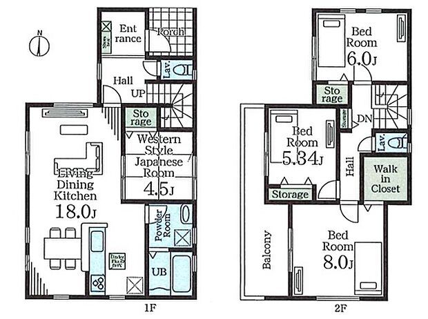 (1号棟)、価格2990万円、4LDK、土地面積136.59m2、建物面積102.68m2