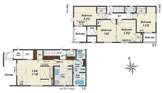 (1号棟)、価格3998万円、4LDK、土地面積111.67m2、建物面積99.78m2