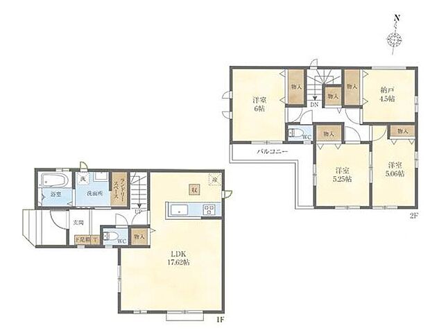 (1号棟)、価格2890万円、3LDK+S、土地面積95.08m2、建物面積95.22m2