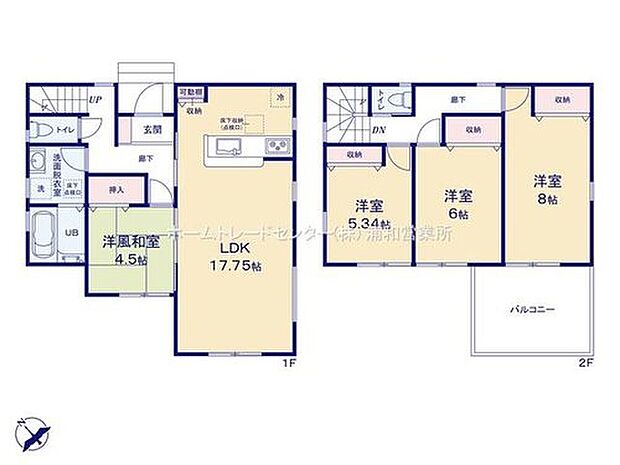 【4LDK】☆1階にパントリーを設置☆
1階にパントリースペースを設置しました。パントリーとして食品の保存はもちろん、カウンターを設置しており家事室としても利用が可能です♪
