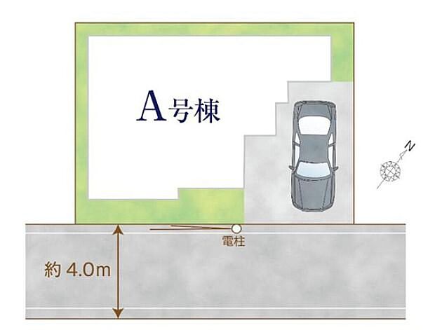 【全体区画図】JR武蔵野線「東浦和」駅までバス8分「西ヶ原」停歩9分アクセス良好☆カースペースはお車から玄関までの距離が近いのでたくさんお買い物をした日も大丈夫♪雨の日も最小限の被害ですみます。