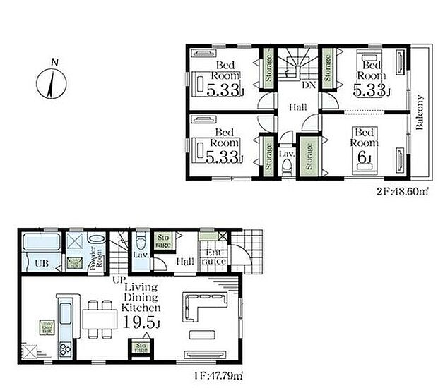 【4LDK】☆ゆとりのリビング19.5帖☆
リビングは、ゆとりの19.5帖で南面に窓が3カ所あり光と風を取り入れられ開放感のある居心地良い空間です♪