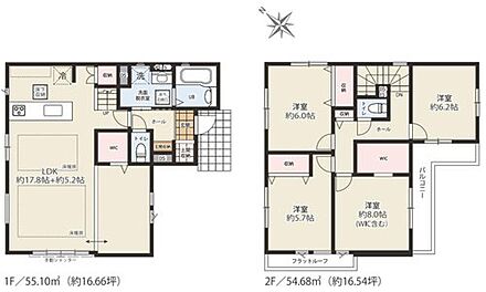 床暖房搭載のLDKは広々23帖☆可動間仕切りでお部屋とリビングを分ける事も可能です♪
土間収納やWICなど、収納が充実しているのでお部屋がスッキリ片付き、ゆったり使用できます。 
