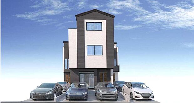 【完成予想図(外観)】今から見たい!大歓迎です♪ お気軽にホームトレードセンターまでお問い合わせください。 近隣の物件も併せてご紹介することも可能です。※イメージ画像は実際とは異なる場合があります。