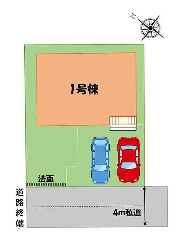 【全体区画図】「岩槻」駅まで徒歩14分で通勤通学にも便利なエリア！駅前にはスーパーや飲食店も多く、利便性の良い駅です♪小、中学校まで徒歩9分で安心して登下校できます☆