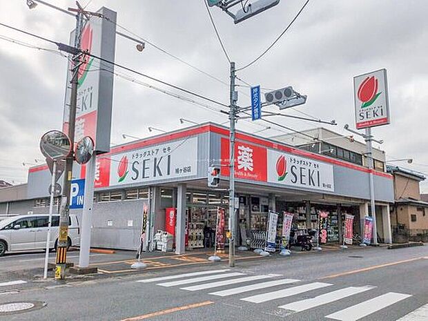 ドラッグストアセキ鳩ヶ谷店(約500m)