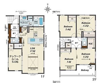 2部屋から行き来できる広々南向きバルコニー☆
バルコニー水栓がついているので掃除もラクラク！ガーデニングの水やりにも便利です♪ 