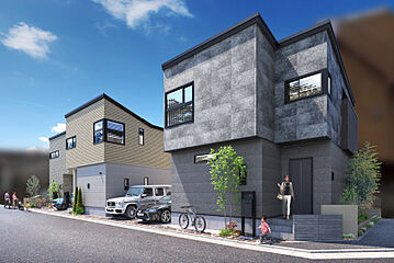 ポラスの分譲住宅 フレーベスト朝霞レスフォリア 外観