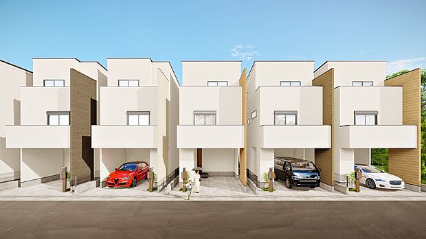 ■外観imagepurse■
～「学び」も「遊び」も身近に～　小学校・中学校・大きな公園が徒歩分圏内に揃い、子育て世帯にも嬉しい住環境。
◆あらゆる生活利便施設が身近に