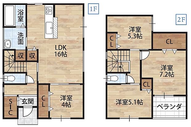 【20号地間取り図】