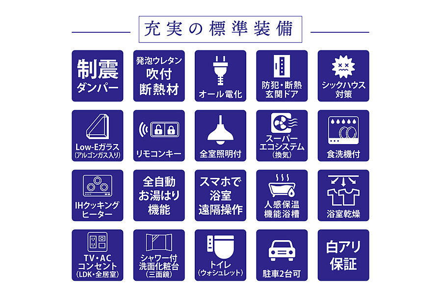 充実の標準装備