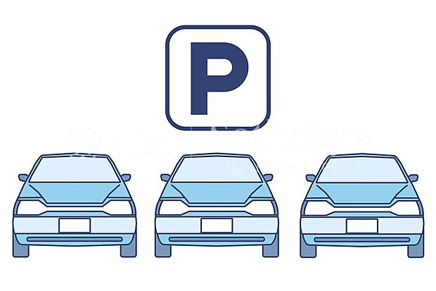 ■カースペース3台可■(1号棟)車2台+来客用も安心!3台駐車可能なカースペース付き!敷地に余裕がある暮らしを楽しめます。(車種による)