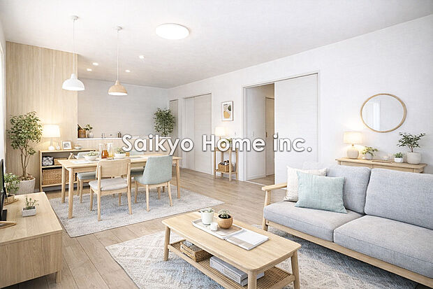 リビング　※家具等CG加工済