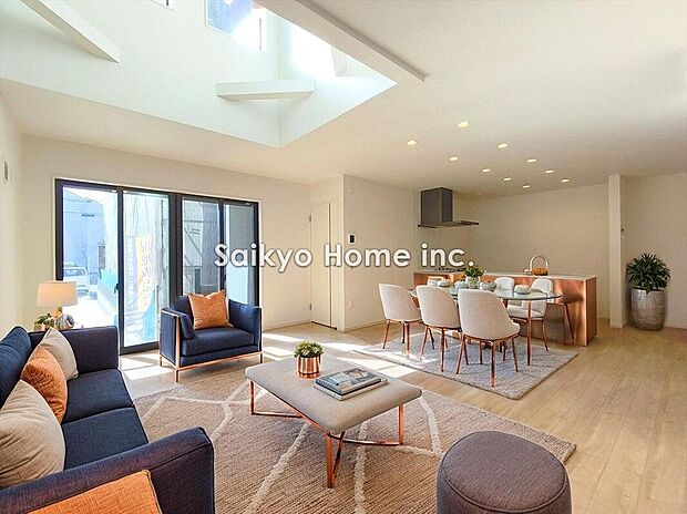 リビング※家具等はCG加工しております。