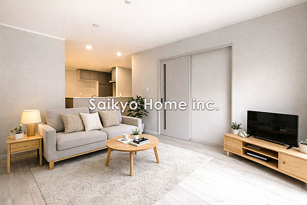 リビング※家具等はCG加工しております