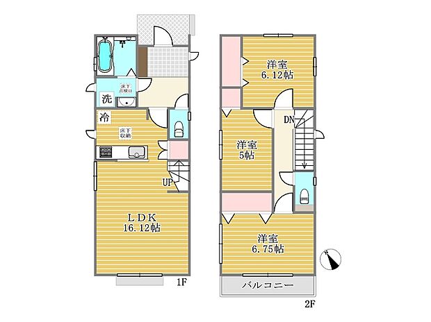 A号棟間取り図