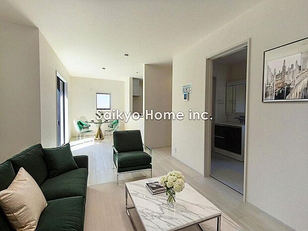 リビング※家具等はCG加工しております