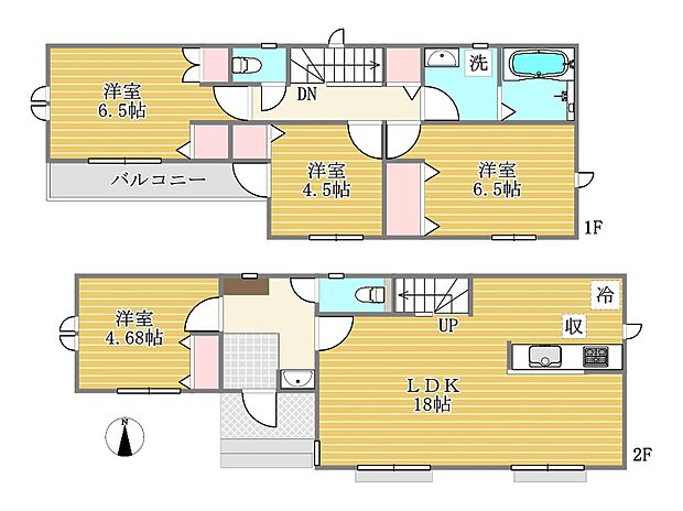 A号棟間取り図