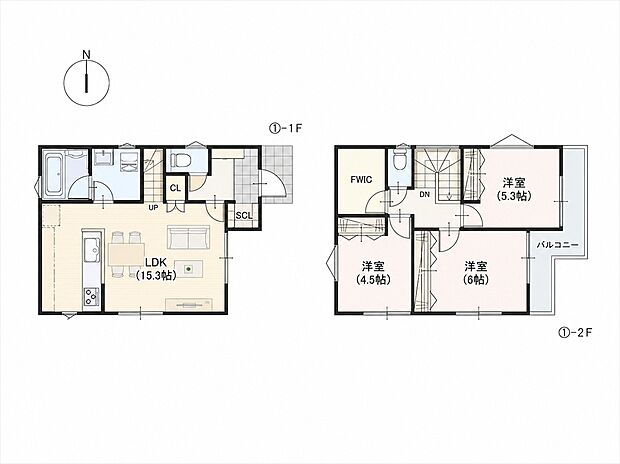 1区画建物プラン土地建物価格5090万円