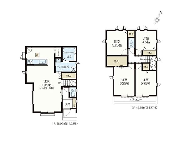 A号棟間取り図