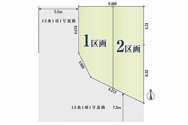 区画図