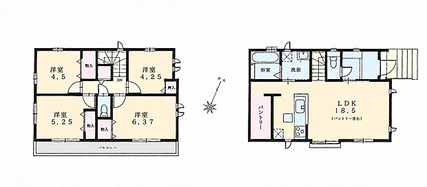 A号棟間取り図
