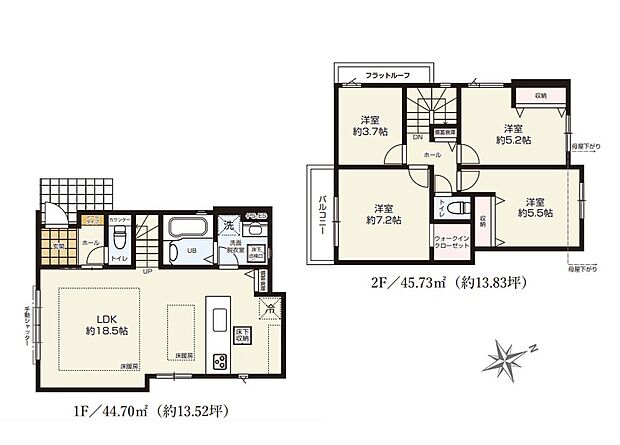 1号棟間取り図