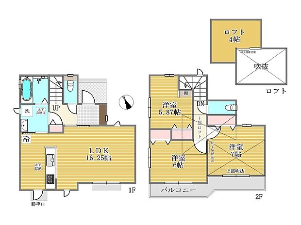 1号棟間取り図