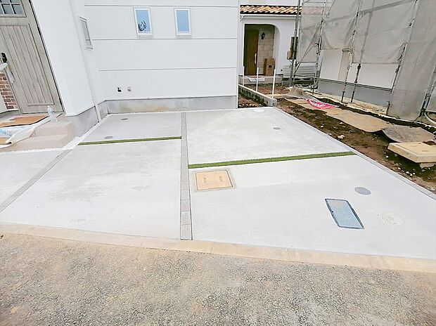 【カースペース】車の出し入れが簡単に行える、使いやすいカースペースです。