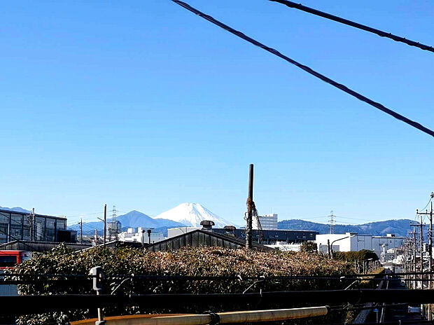 【眺望】富士山が見えます