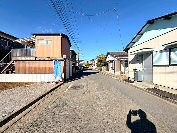 【前面道路含む現地写真】東側6ｍ公道に面しています
