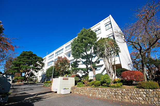 昭島市立拝島中学校(約80m)