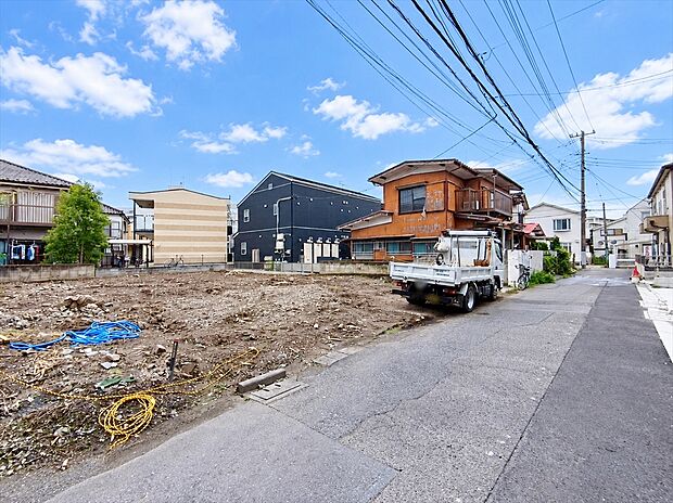 【前面道路】南側4m道路に面しています