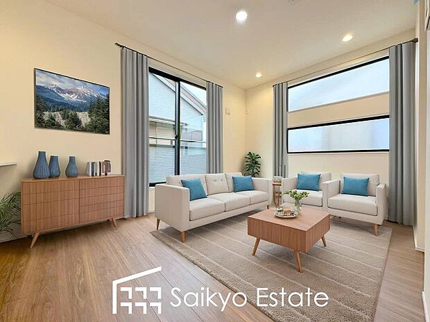 リビング※家具類はCG加工しています。