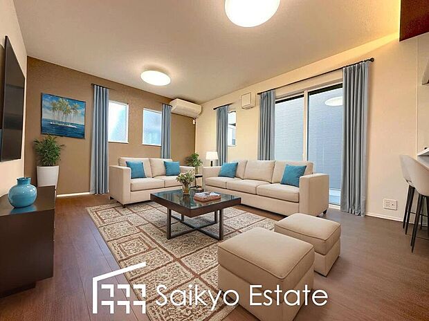 リビング※家具類はCG加工しています。