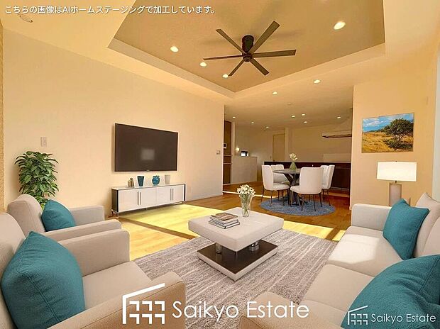 リビング※家具類はCG加工しています。
