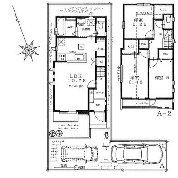 参考プラン例(間取り図)A号地
