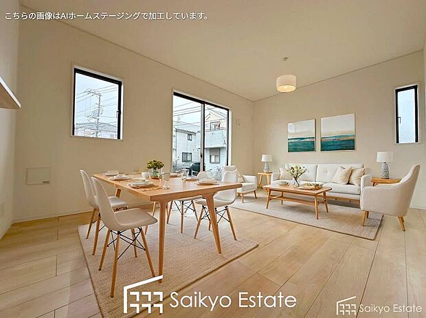 リビング（1号棟）
