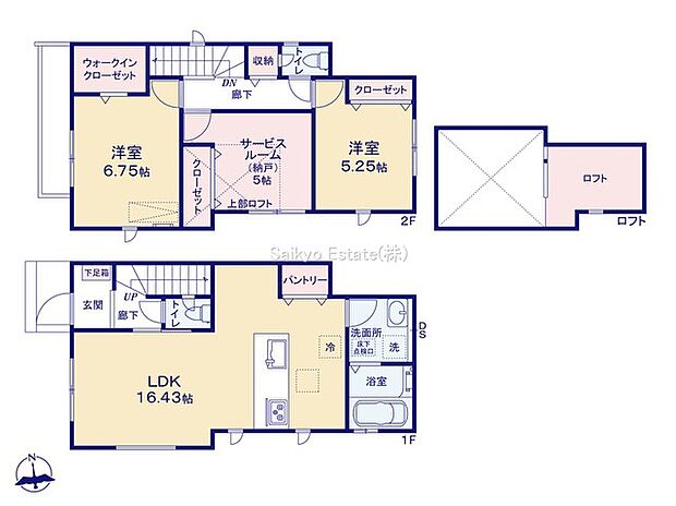 間取り図(1号棟)