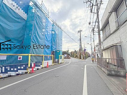 前面道路を含む現地写真