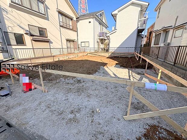 【現地写真】建物の基礎・構造といった目には見えにくい部分もしっかりこだわったお家です。安心して永くお住まいいただけます。