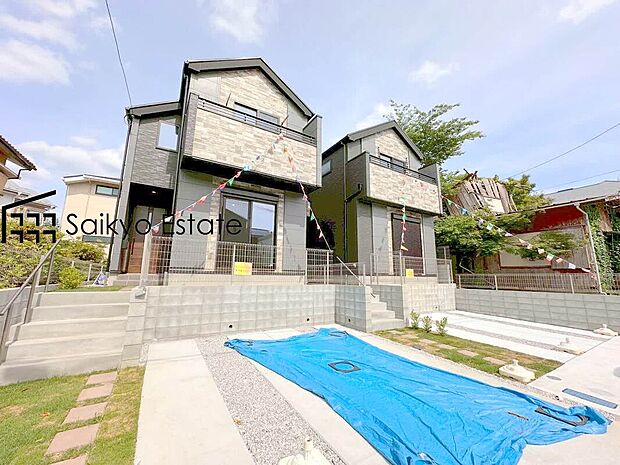 【外観】敷地面積ゆとりの34坪超！周辺は教育施設や商業施設、公共施設や医療施設を始め、生活をサポートする施設が揃い、住環境良好です！