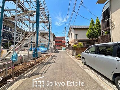 前面道路を含む現地写真