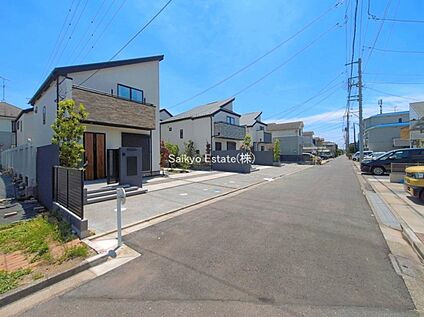 前面道路を含む現地写真