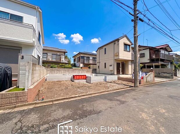 【現地外観】南道路に面した開放感ある立地!省エネ性能を第三者評価機関が評価する「BELS」認定物件!