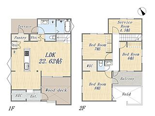 【制震ダンパー搭載】ウッドデッキ付きLDK22.62帖×4部屋の高仕様な住まい　～三鷹市井の頭1～ その他