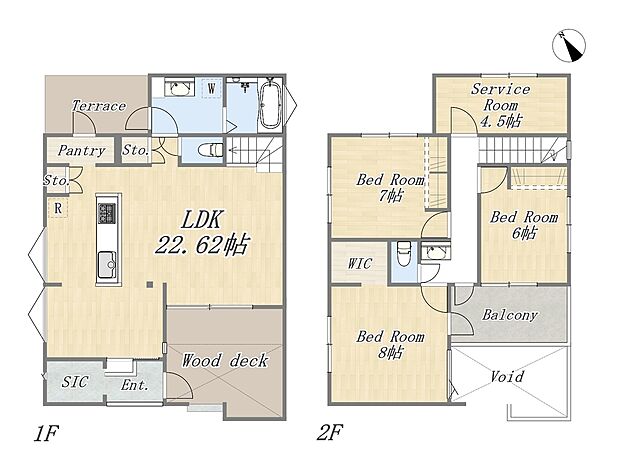 【間取り図】
京王井の頭線「三鷹台」駅徒歩3分で利用可な希少立地に佇む邸宅が誕生。LDK22.62帖×4部屋の広々としたファミリープランでワンランク上の暮らしを愉しめます。