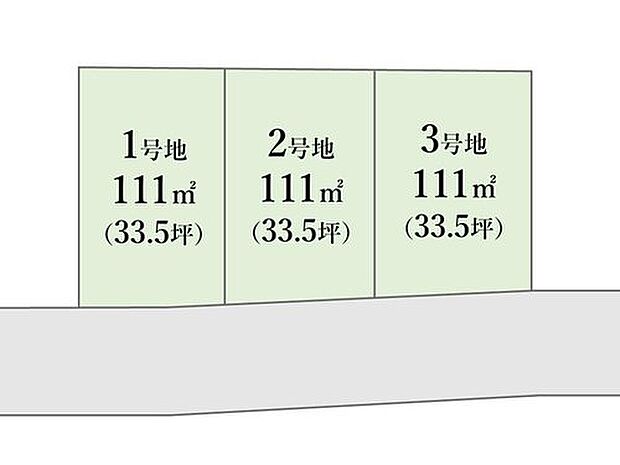 【全体区画図】
敷地33坪のゆとりある限定3区画が誕生!
小平市小川町は「武蔵野台地」に位置し、地震や自然災害に対し強いエリアで液状化リスクが低く安心して暮らせる立地。