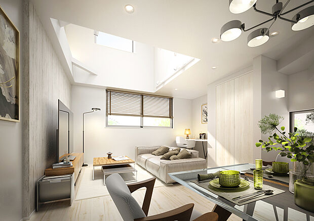 【【建物完成イメージパース】】設計・建設性能評価書、一次エネルギー消費量等級6、断熱等性能等級6を取得。快適な生活を過ごすことが出来ます。